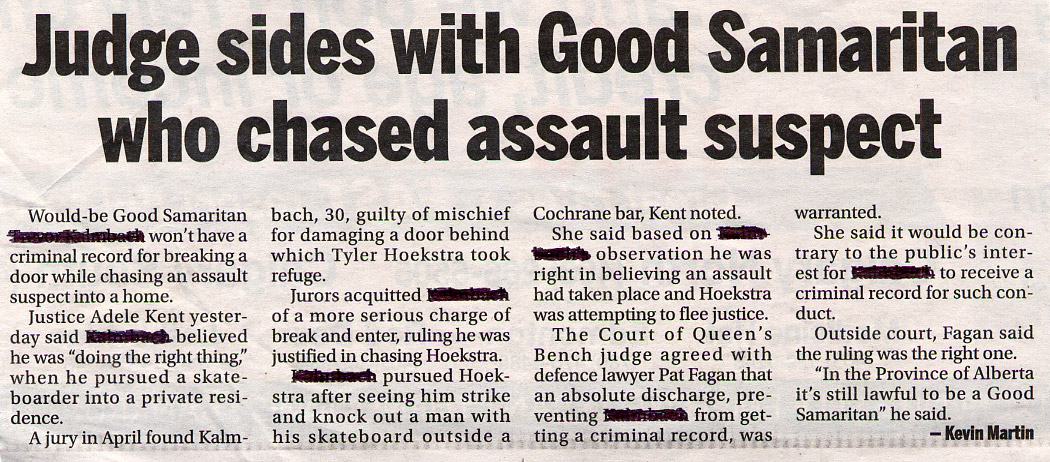 Judge sides with Good Samaritan who chased assault suspect