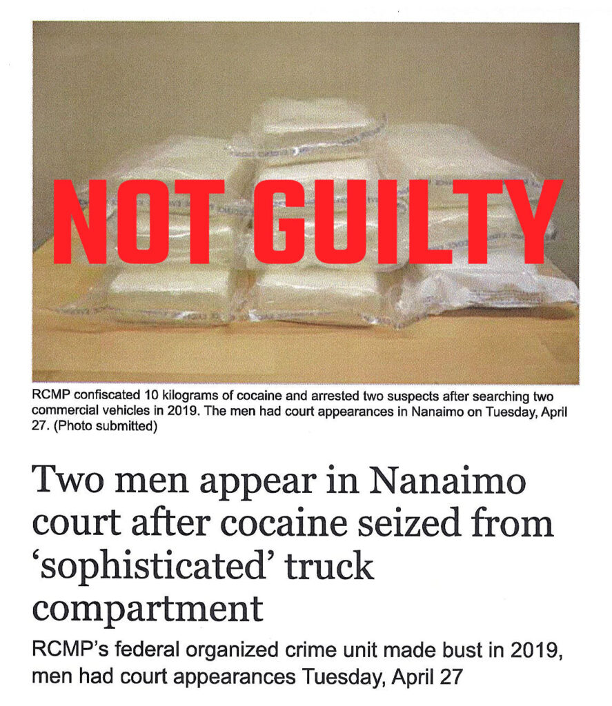 Two men appear in Nanaimo court after cocaine seized from ‘sophisticated’ truck compartment