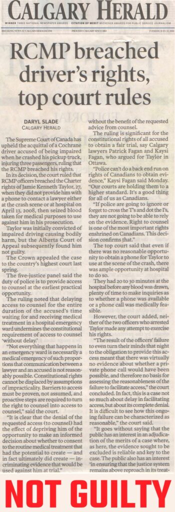 RCMP Breached Rights